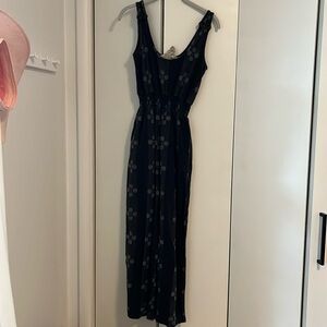 Ace and Jig Ferris onesie in Licorice, size xxs